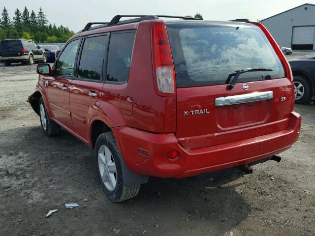 JN8BT08VX5W102320 - 2005 NISSAN X-TRAIL XE RED photo 3