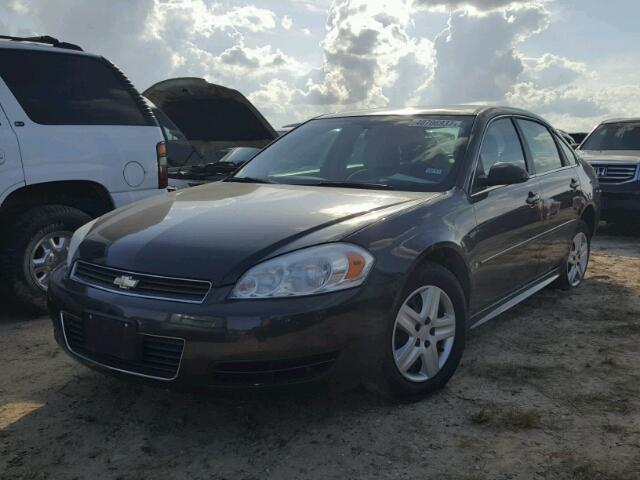 2G1WB57K691200237 - 2009 CHEVROLET IMPALA GRAY photo 2