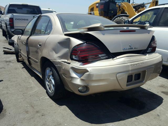 1G2NF52E74M553984 - 2004 PONTIAC GRAND AM S Qəhvəyi foto 3