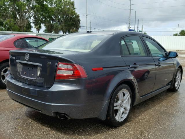 19UUA66287A013031 - 2007 ACURA TL BLUE photo 4