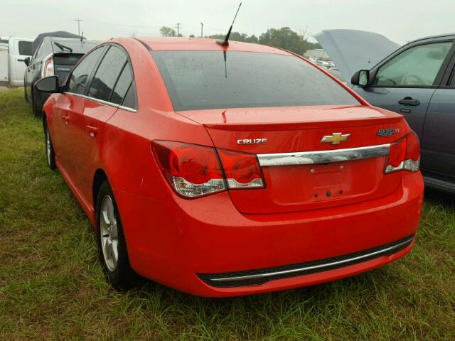 1G1PC5SB2E7270890 - 2014 CHEVROLET CRUZE LT RED photo 3