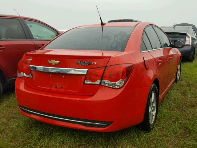 1G1PC5SB2E7270890 - 2014 CHEVROLET CRUZE LT RED photo 4