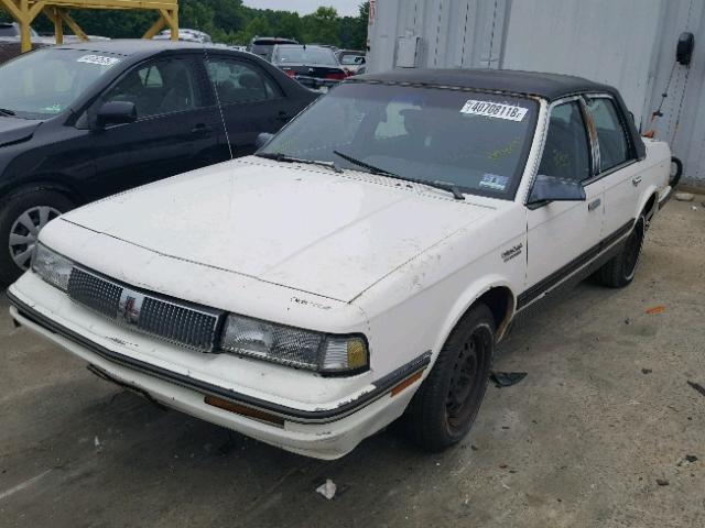 1G3AL54N4N6440497 - 1992 OLDSMOBILE CUTLASS CI TWO TONE photo 2