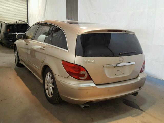 4JGCB75E46A009867 - 2006 MERCEDES-BENZ R 500 TAN photo 3