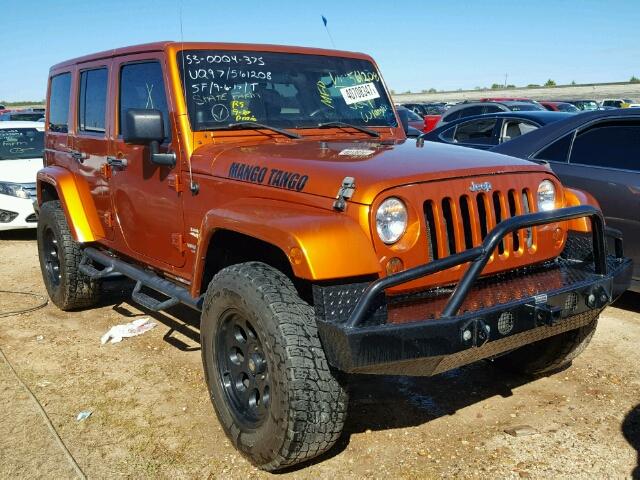 1J4BA5H15BL561208 - 2011 JEEP WRANGLER U ORANGE photo 1