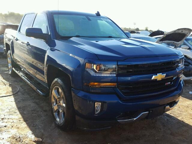 3GCUKREC7GG199735 - 2016 CHEVROLET SILVERADO BLUE photo 1