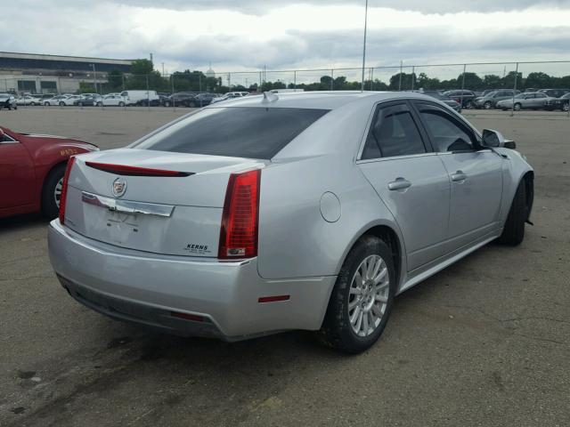 1G6DG5EY2B0132739 - 2011 CADILLAC CTS LUXURY SILVER photo 4