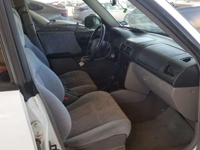 JF1SF65602H708959 - 2002 SUBARU FORESTER S WHITE photo 5