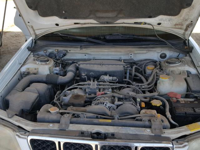 JF1SF65602H708959 - 2002 SUBARU FORESTER S WHITE photo 7