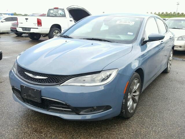 1C3CCCBB7FN669936 - 2015 CHRYSLER 200 S BLUE photo 2