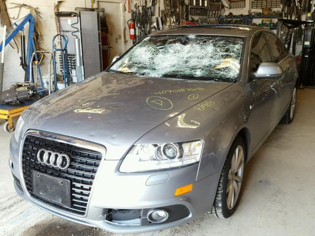 WAUKGAFB7BN047032 - 2011 AUDI A6 PRESTIG SILVER photo 2