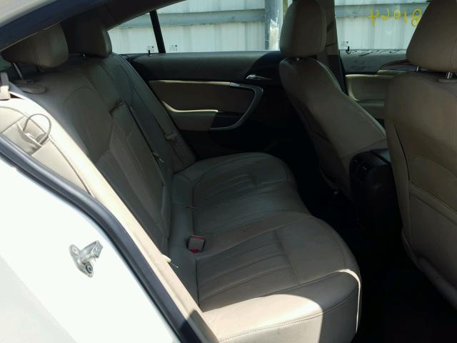 2G4GK5EX5E9168639 - 2014 BUICK REGAL WHITE photo 6
