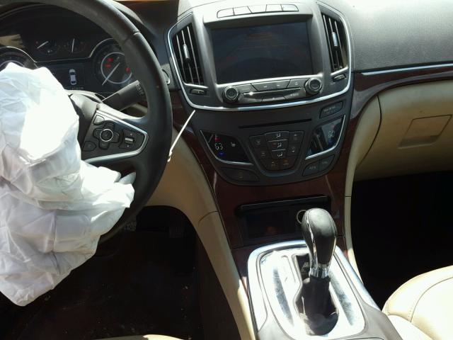 2G4GK5EX5E9168639 - 2014 BUICK REGAL WHITE photo 9