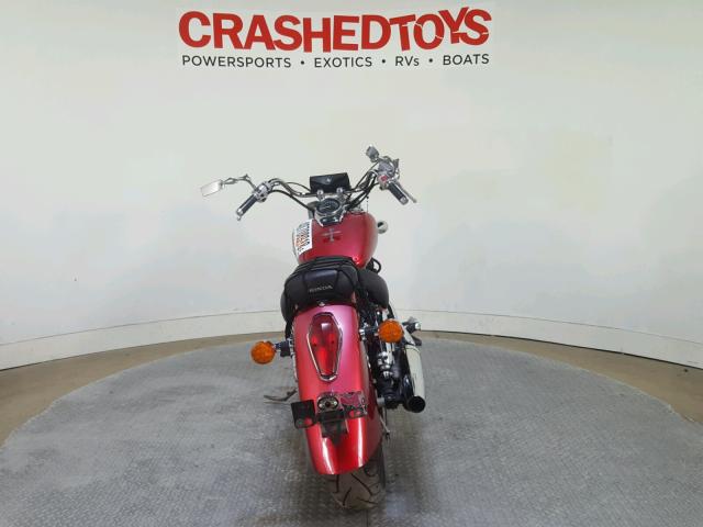 JH2RC5005BK701613 - 2011 HONDA VT750 C MAROON photo 7