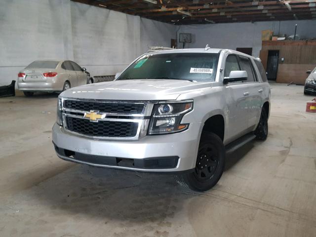 1GNLCDEC9GR296602 - 2016 CHEVROLET TAHOE POLI SILVER photo 2