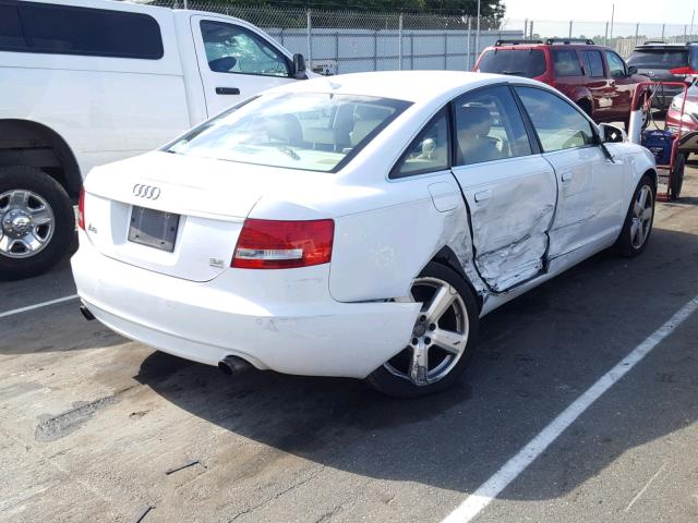 WAUDH74F18N035966 - 2008 AUDI A6 3.2 QUA WHITE photo 4