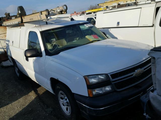 1GCEC14X17Z146746 - 2007 CHEVROLET SILVERADO WHITE photo 1