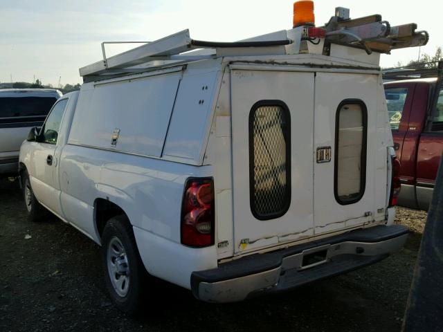 1GCEC14X17Z146746 - 2007 CHEVROLET SILVERADO WHITE photo 3