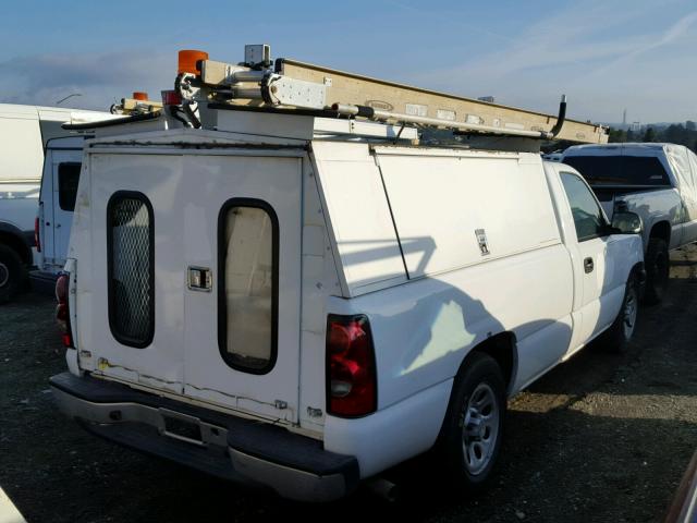 1GCEC14X17Z146746 - 2007 CHEVROLET SILVERADO WHITE photo 4