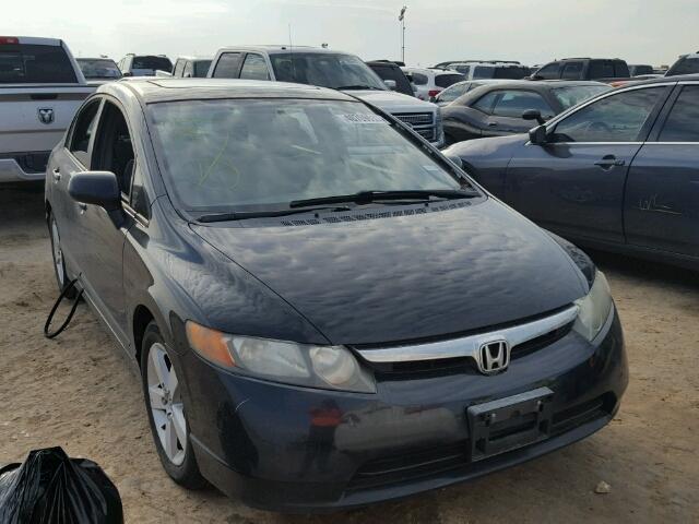 1HGFA16838L040000 - 2008 HONDA CIVIC BLACK photo 1