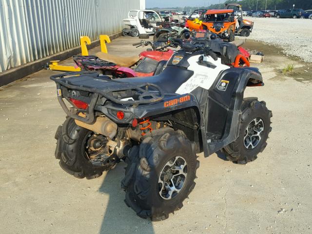 3JBLWAT21HJ001850 - 2017 CAN-AM OUTLANDER WHITE photo 4