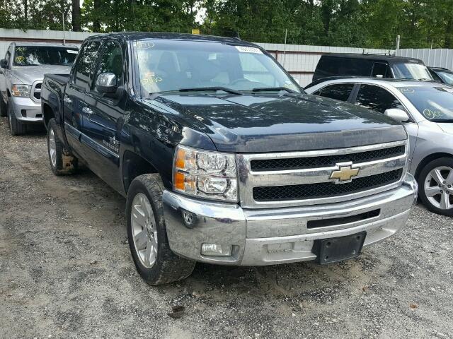 3GCPCSE05CG187231 - 2012 CHEVROLET SILVERADO BLACK photo 1