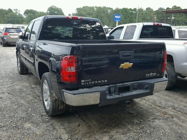 3GCPCSE05CG187231 - 2012 CHEVROLET SILVERADO BLACK photo 3