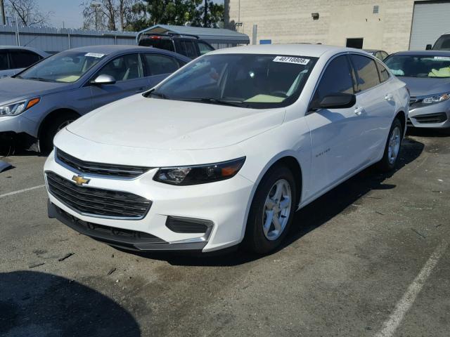 1G1ZB5ST0JF108163 - 2018 CHEVROLET MALIBU LS Ağ foto 2