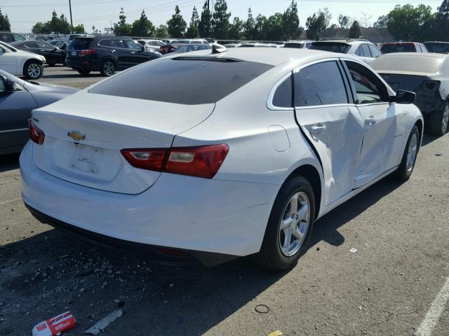 1G1ZB5ST0JF108163 - 2018 CHEVROLET MALIBU LS Ağ foto 4