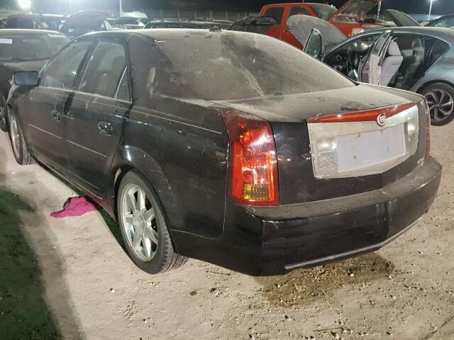 1G6DM577640143839 - 2004 CADILLAC CTS BLACK photo 3