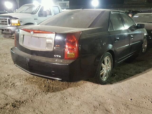 1G6DM577640143839 - 2004 CADILLAC CTS BLACK photo 4