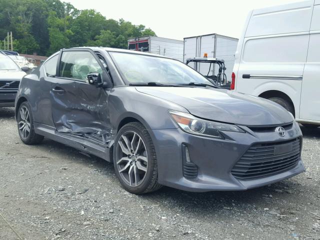 JTKJF5C79E3074637 - 2014 TOYOTA SCION TC GRAY photo 1