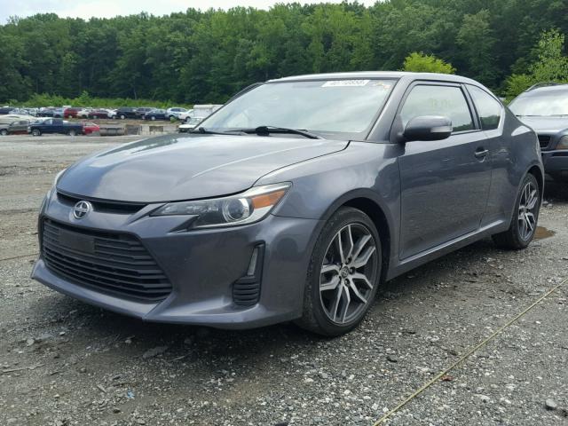 JTKJF5C79E3074637 - 2014 TOYOTA SCION TC 灰色 照片 2