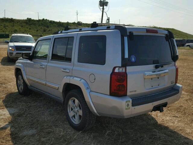 1J8HH58256C237839 - 2006 JEEP COMMANDER SILVER photo 3