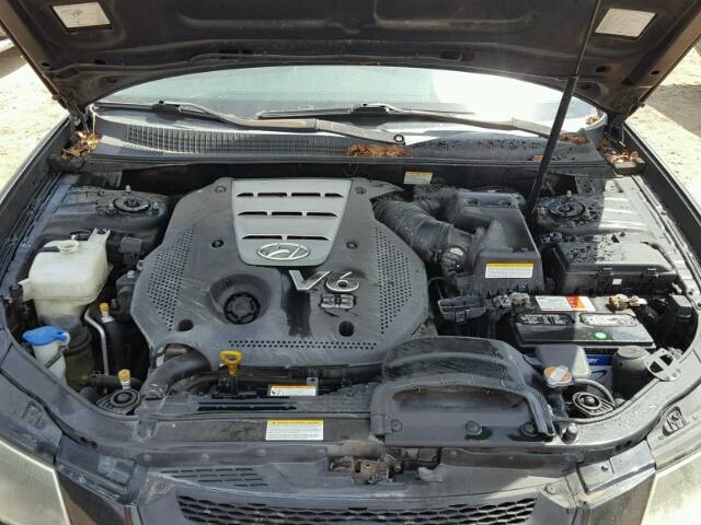 5NPEU46FX6H116153 - 2006 HYUNDAI SONATA GLS BLACK photo 7