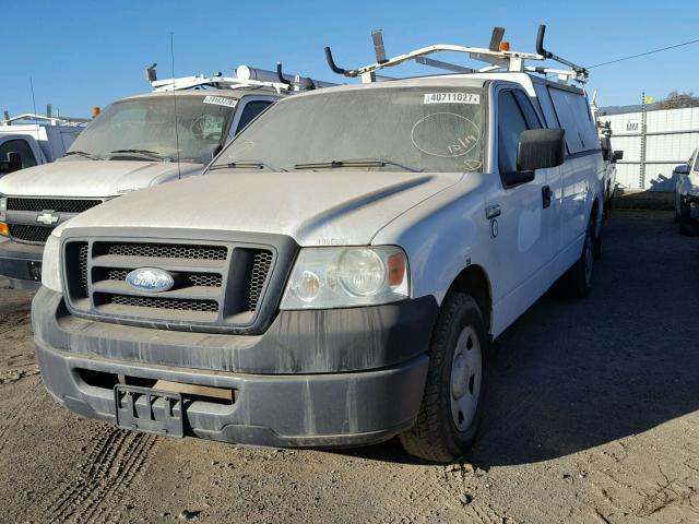 1FTRF12238KB53143 - 2008 FORD F150 WHITE photo 2