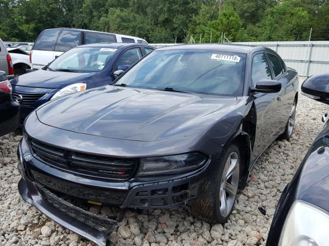 2C3CDXCT5GH185706 - 2016 DODGE CHARGER R/ GRAY photo 2