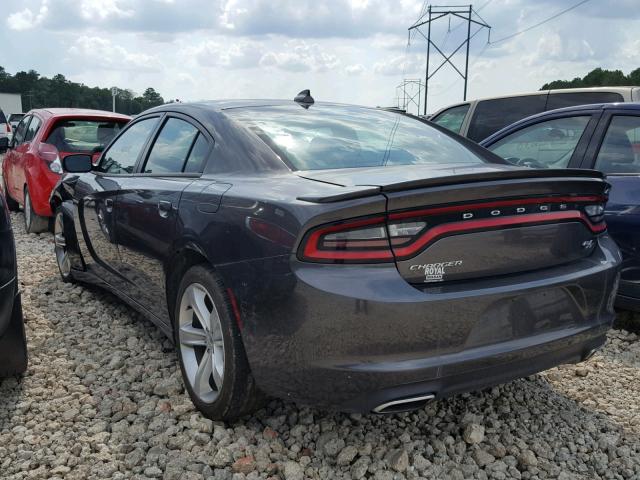 2C3CDXCT5GH185706 - 2016 DODGE CHARGER R/ GRAY photo 3