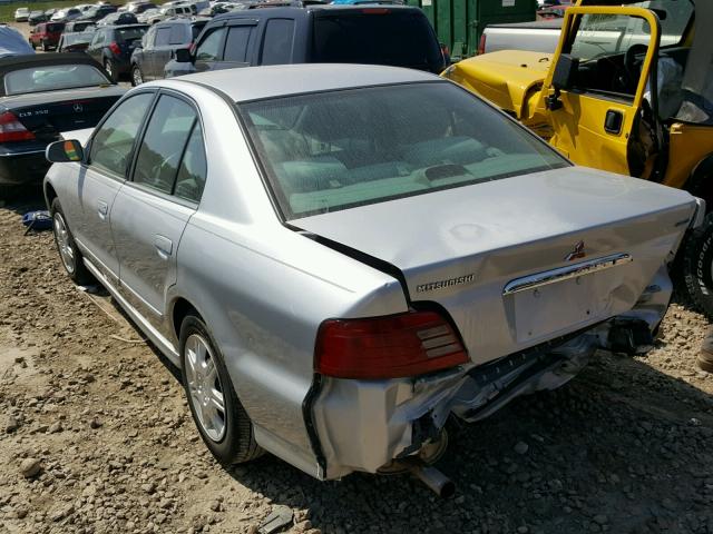 4A3AA46GX1E180361 - 2001 MITSUBISHI GALANT ES SILVER photo 3