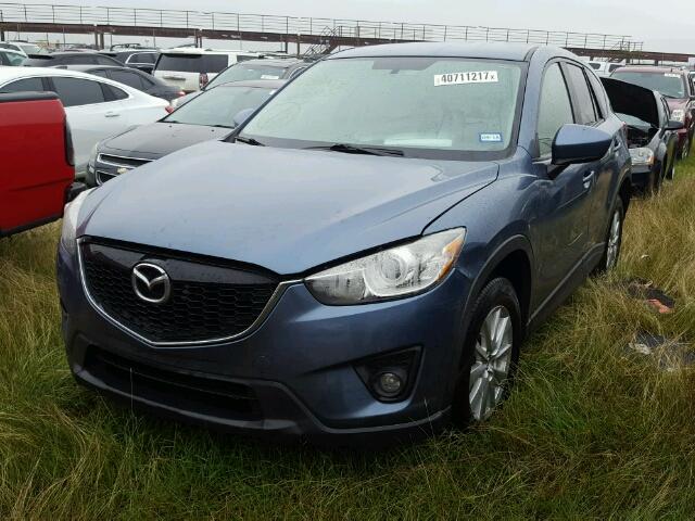 JM3KE2CY5E0393841 - 2014 MAZDA CX-5 BLUE photo 2