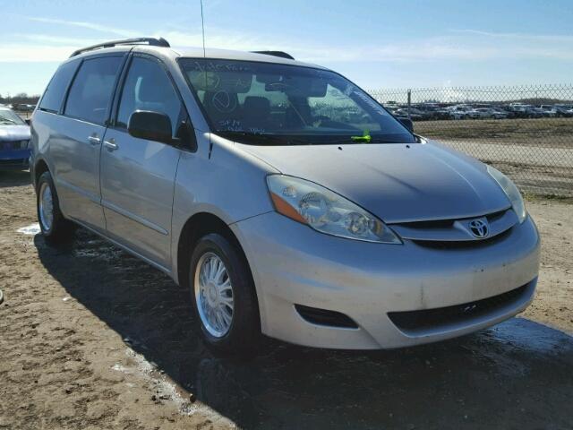 5TDZA23C26S438689 - 2006 TOYOTA SIENNA CE GRAY photo 1