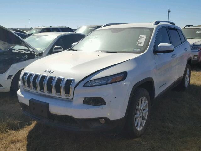 1C4PJLCB3FW655804 - 2015 JEEP CHEROKEE WHITE photo 2