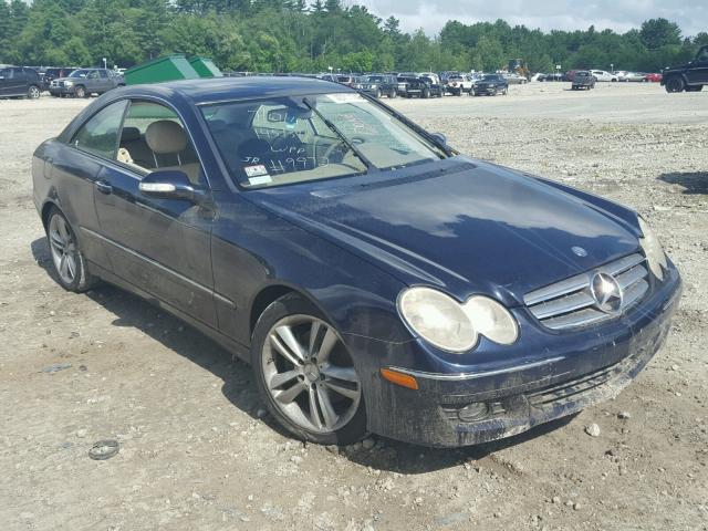 WDBTJ56J06F189972 - 2006 MERCEDES-BENZ CLK 350 BLUE photo 1