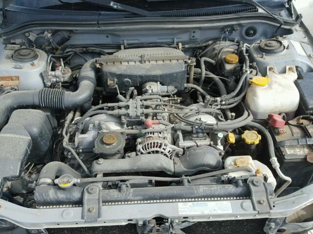 JF1SF65561H710608 - 2001 SUBARU FORESTER S SILVER photo 7