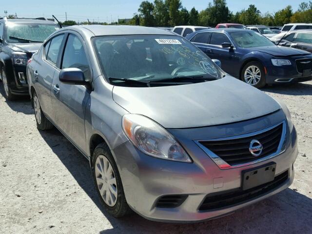 3N1CN7AP0DL849480 - 2013 NISSAN VERSA S GRAY photo 1