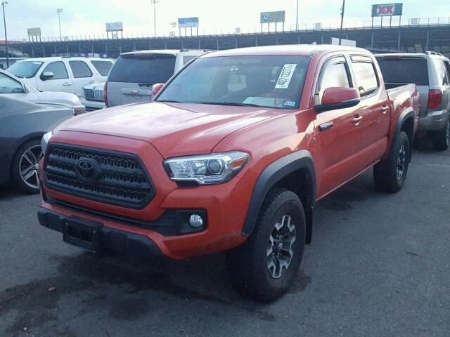 3TMCZ5AN0HM048262 - 2017 TOYOTA TACOMA ORANGE photo 2