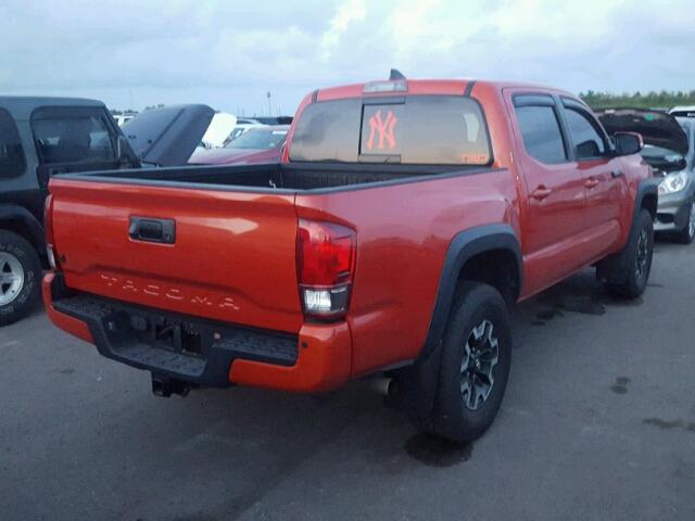 3TMCZ5AN0HM048262 - 2017 TOYOTA TACOMA ORANGE photo 4