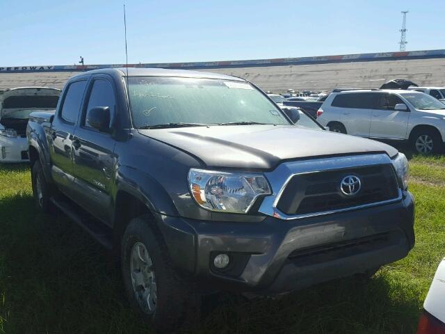 5TFJU4GN3DX047313 - 2013 TOYOTA TACOMA DOU CHARCOAL photo 1