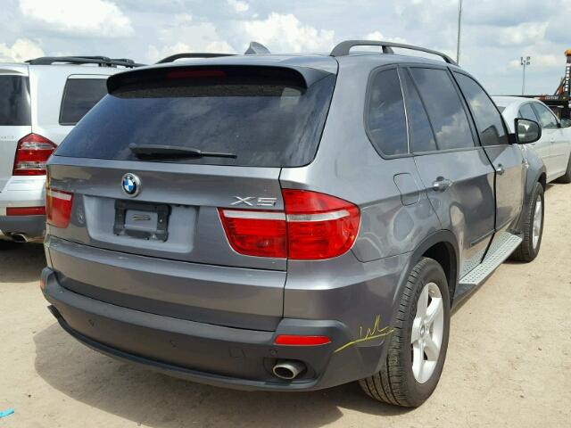 5UXFE43558L025463 - 2008 BMW X5 3.0I GRAY photo 4