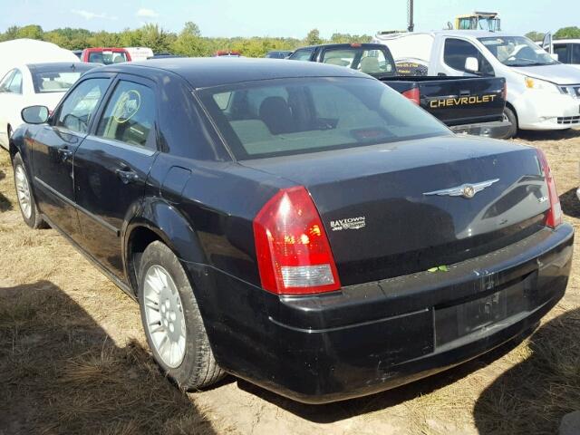 2C3KA43R37H775975 - 2007 CHRYSLER 300 BLACK photo 3